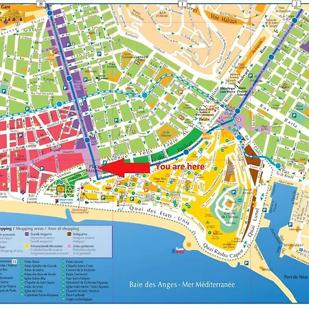View On Principal Massena Place, Beach 2 Min Walk Apartment